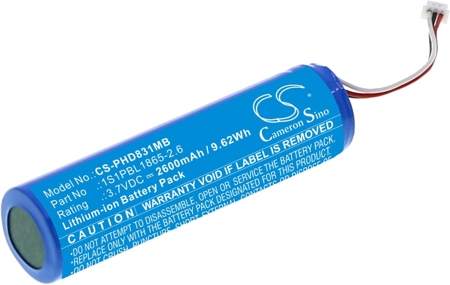 Compatible con batería para ph-ps 1S1PBL1865-2.6, Avent SCD831, Avent SCD83126, Avent SCD833, Avent SCD83326, Avent SCD835, Avent SCD83526 (2600mAh)