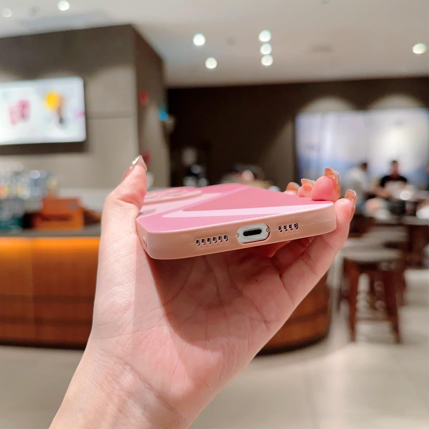 YKCZL Funda compatible con iPhone 14 Pro, bonito patrón de arte geométrico de color empalme para mujeres y niñas, TPU suave resistente al desgaste,