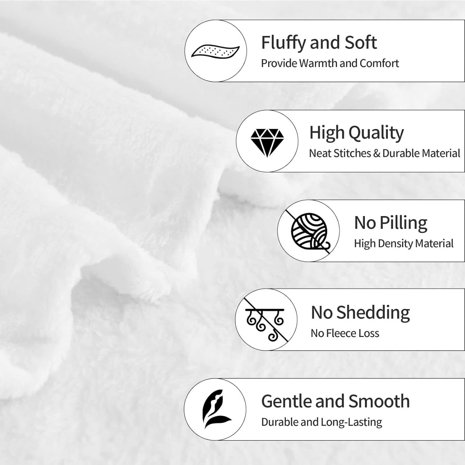 Myers – Manta ultrasuave y cálida para cama, sofá, sala de estar, 50 x 40 pulgadas