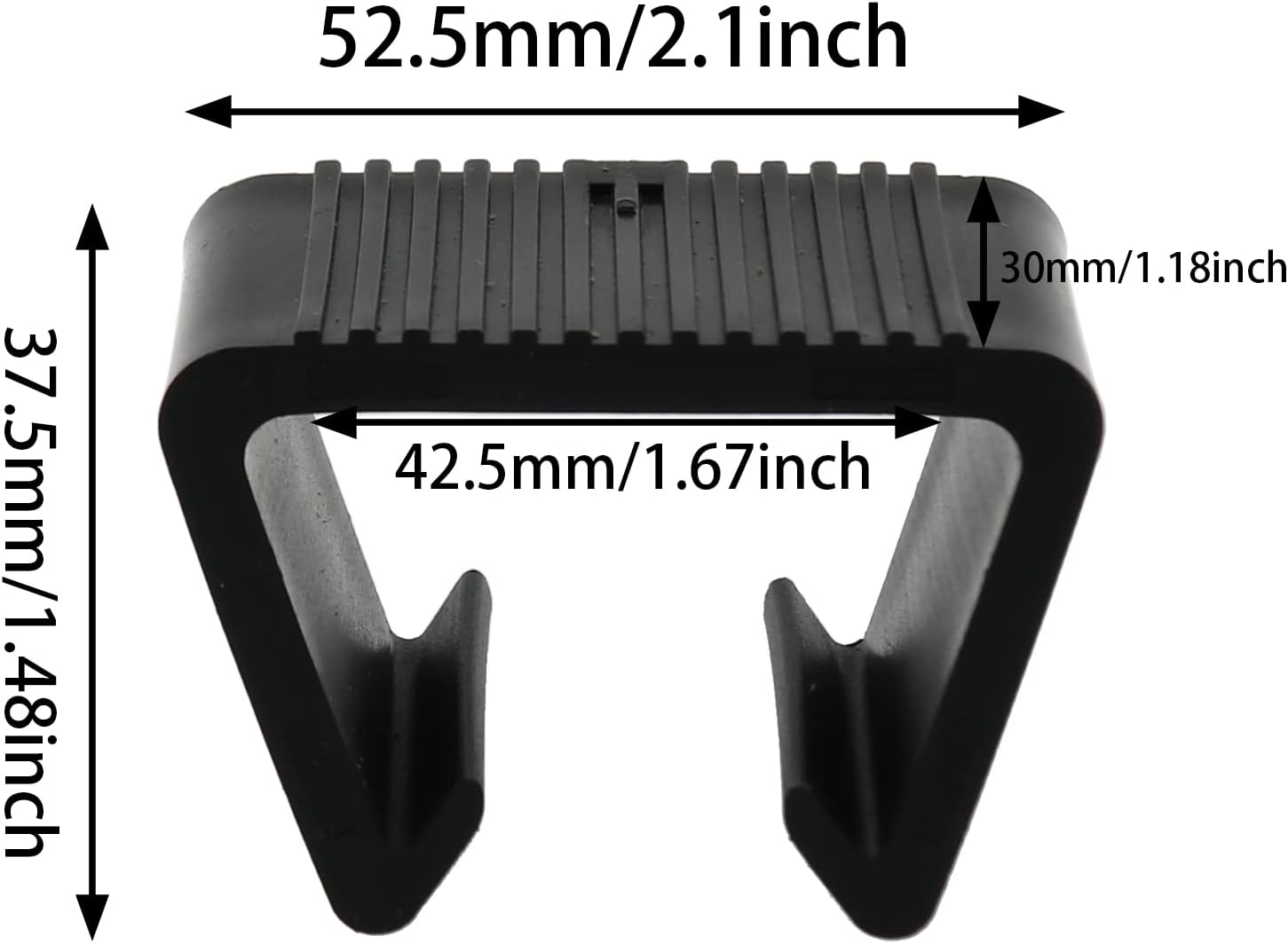 ZZHXSM 4 piezas de 1.7 in para sofá seccional al aire libre, clips de sujeción para muebles de patio, clips de mimbre para muebles de patio, clips