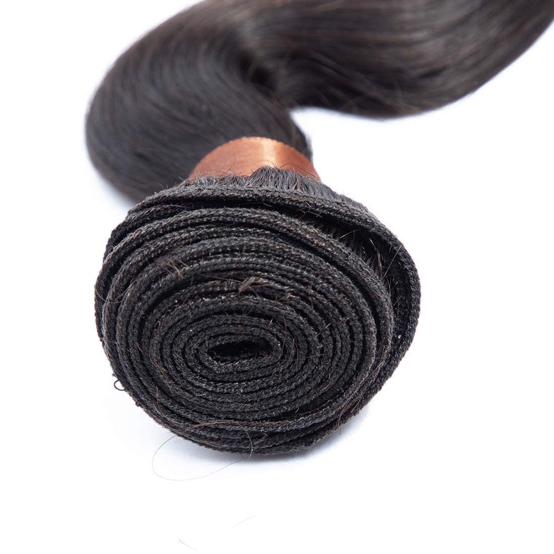 BLACKMOON HAIR Cabello virgen indio cuerpo onda 3 paquetes 16 18 20 pulgadas Cabello humano paquetes color negro natural