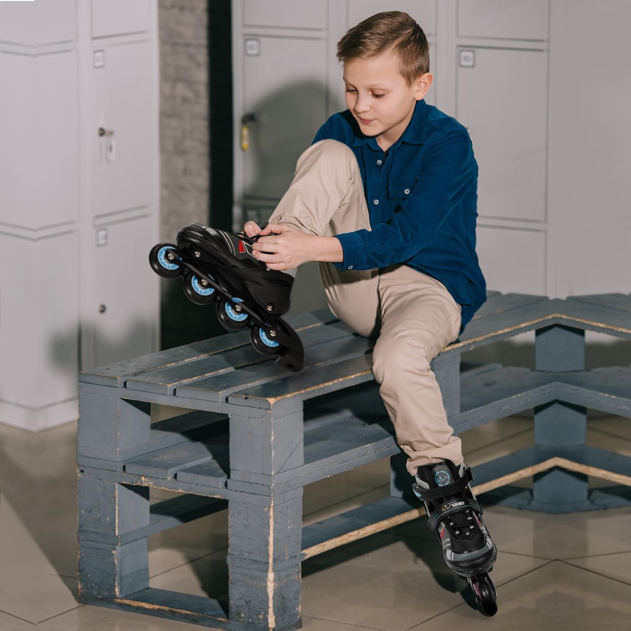 RunRRIn Adjustable Inline Skates for Kids and Adults with Full Light Up Wheels  Outdoor Roller Blades, Roller Skates for Girls and Boys, Men and