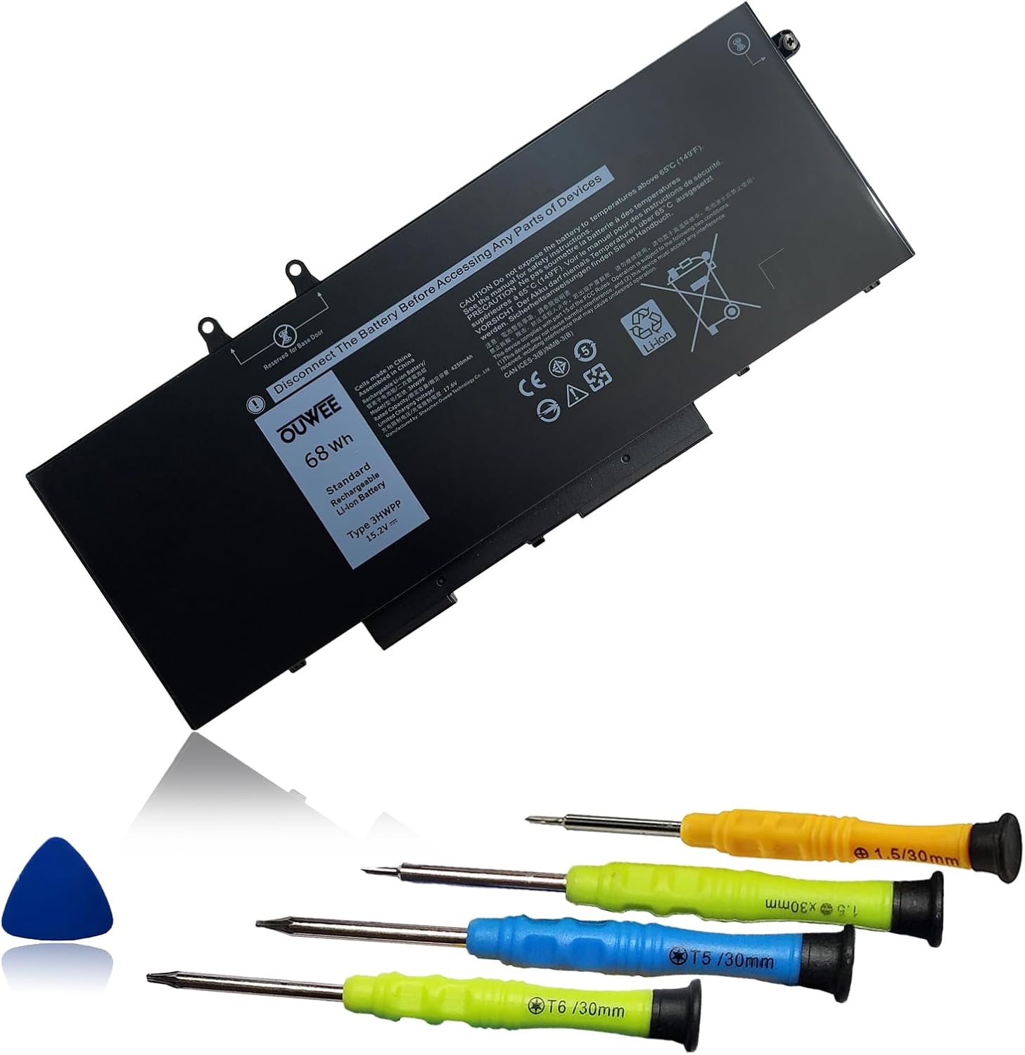 3HWPP – Batería de repuesto para laptop Dell Latitude 5401 5410 5411 5501 5510 5511 Precisión 3541 3551 Inspiron 7706 2 en 1 Inspiron 17 75007506 2