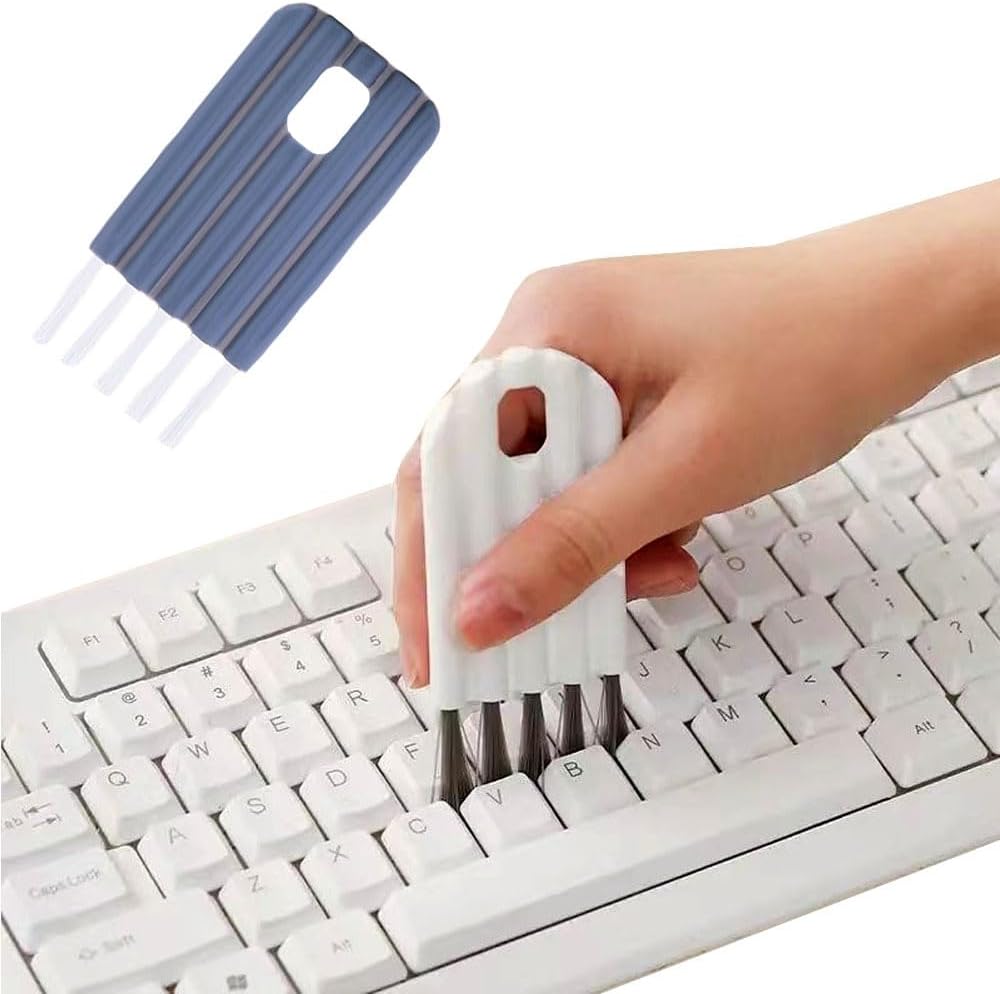 6 piezas de cepillo de limpieza limpiador de teclado, kit de herramientas de limpieza multifunción para computadora, kit de herramientas de limpieza