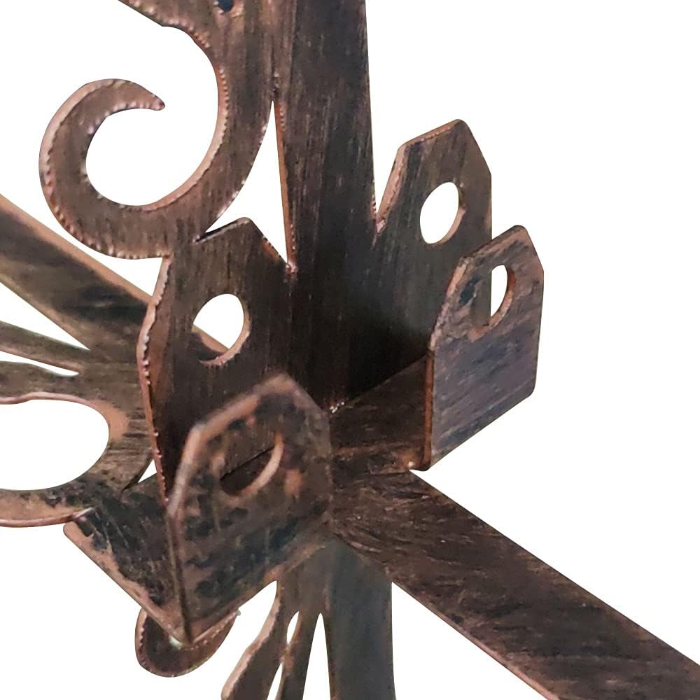Alnicov Veleta de metal de sirena, indicador de dirección de la paleta de tiempo vintage para decoración de techo de jardín al aire libre, veleta