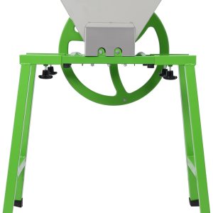 Molinillo de exprimidor manual con soporte 7L, trituradora de frutas portátil con rueda Rascador de frutas de acero inoxidable Pulper para prensado Molinillo de exprimidor manual con soporte 7L, trituradora de frutas portátil con rueda Rascador de frutas de acero inoxidable Pulper para prensado
