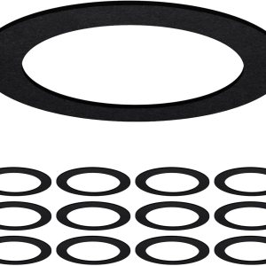 Sunco Lighting Paquete de 12 anillos Goof para luces empotrables de 6 pulgadas, anillo negro para moldura de goof, diámetro exterior de 8.6 Sunco Lighting Paquete de 12 anillos Goof para luces empotrables de 6 pulgadas, anillo negro para moldura de goof, diámetro exterior de 8.6