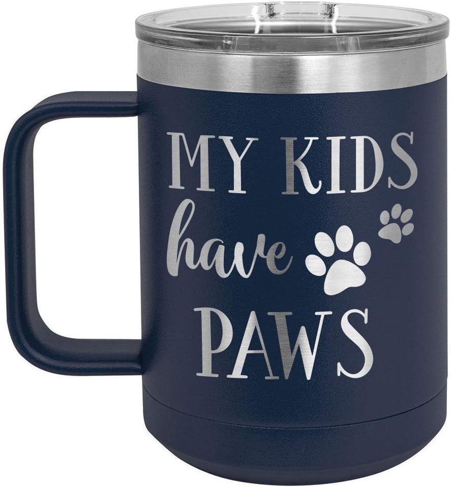 Taza de café de 15 onzas con tapa superior deslizable  Taza de café de viaje aislado  Ideas de regalo de cumpleaños o Navidad de mujeres o hombres