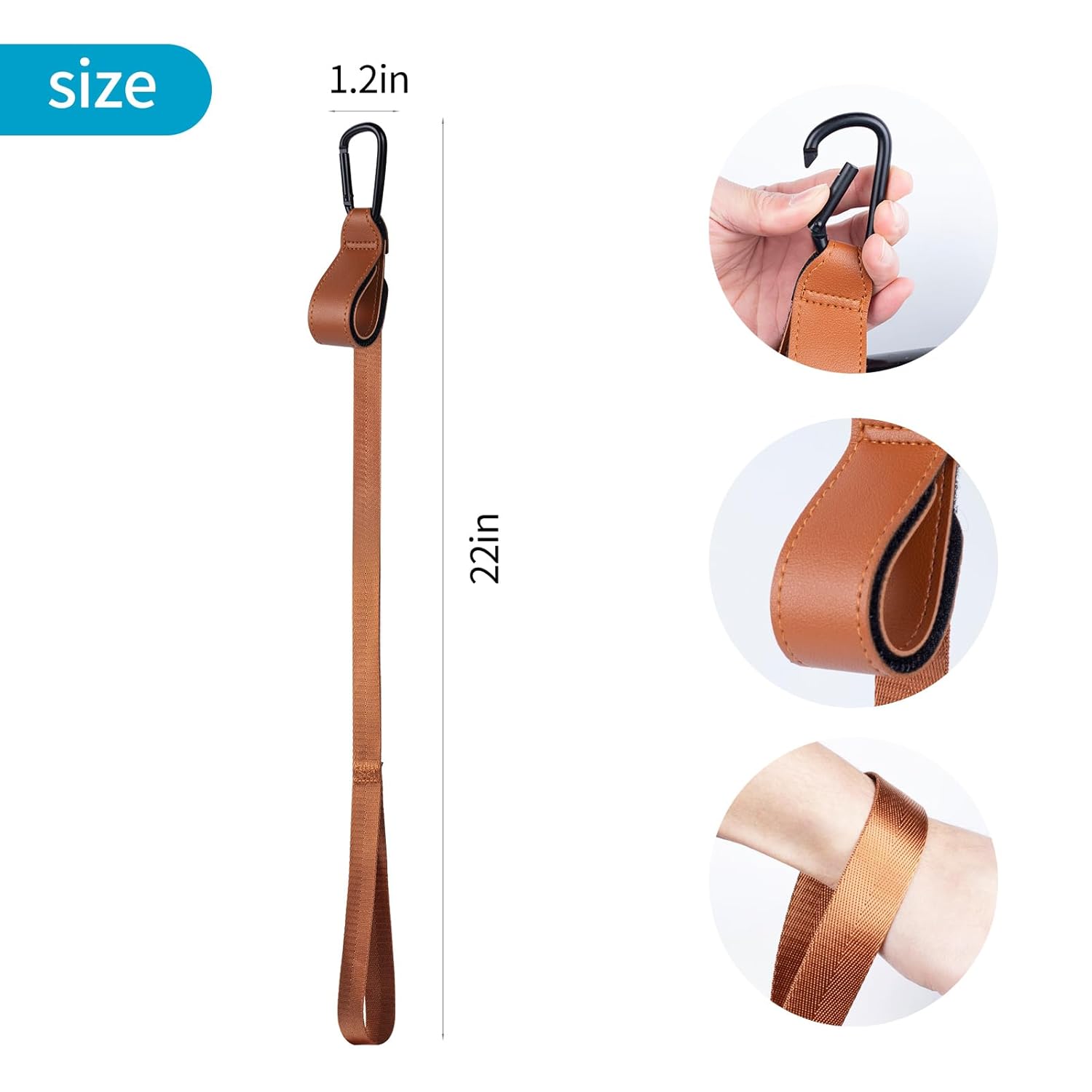 Correa de muñeca de seguridad para cochecito de bebé para colgar accesorio de viaje para niños pequeños, enlaces a cochecitos, mochilas, carritos de