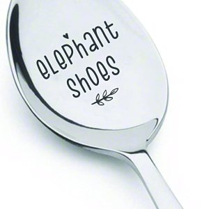 THE BASH AFFAIR Regalos para hija de mamá y papá, ideas únicas de regalo de cumpleaños para nieta, s para mujeres, cuchara de zapatos de elefante, THE BASH AFFAIR Regalos para hija de mamá y papá, ideas únicas de regalo de cumpleaños para nieta, s para mujeres, cuchara de zapatos de elefante,