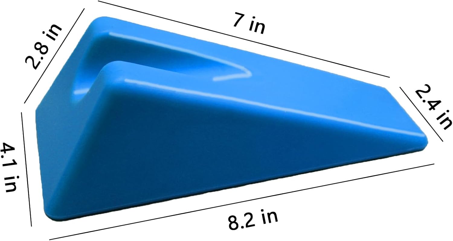 huangyunming Almohada de cuña de terapia física, resistente y duradera, cuña de movilización de goma antideslizante, herramienta de tratamiento de