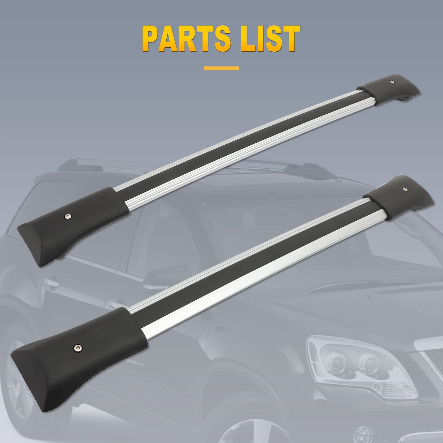 OCPTY Barras transversales para portaequipajes GMC Acadia 2011 2012 2013 2014 2015 2016 portaequipajes portaequipajes en la azotea bolsa de