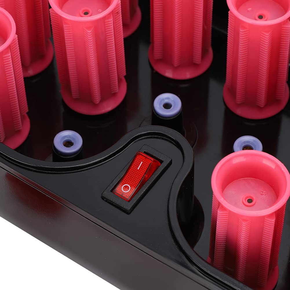 Juego de varillas de permanente para el cabello, rodillos térmicos instantáneos, rodillos térmicos eléctricos, 15 piezas de cabello eléctrico