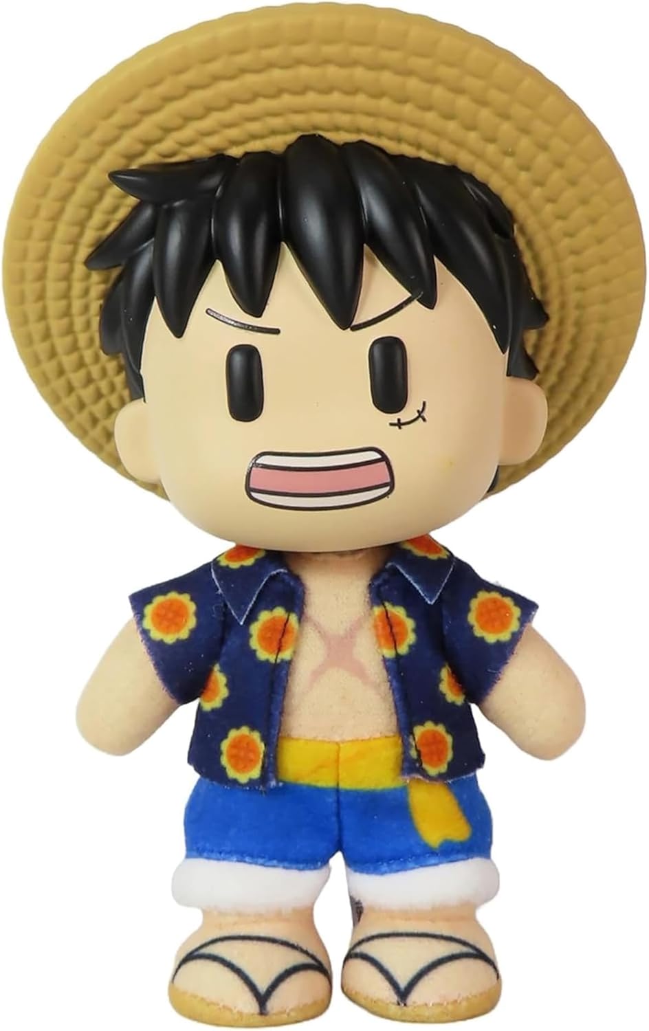 Great Eastern Entertainment One Piece – Monkey D. Luffy Dressrosa cabeza de PVC movible Ver felpa 4.5″ H