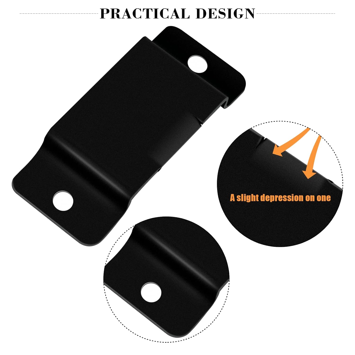 6 soportes de cinta métrica de metal para cinturón, clips de cinta métrica con remaches, soporte de cinta métrica colgante para fácil transporte