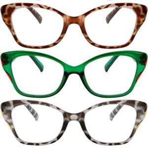 Eyekepper Paquete de 5 lentes de lectura para mujeres y lectores de ojo de gato Eyekepper Paquete de 5 lentes de lectura para mujeres y lectores de ojo de gato