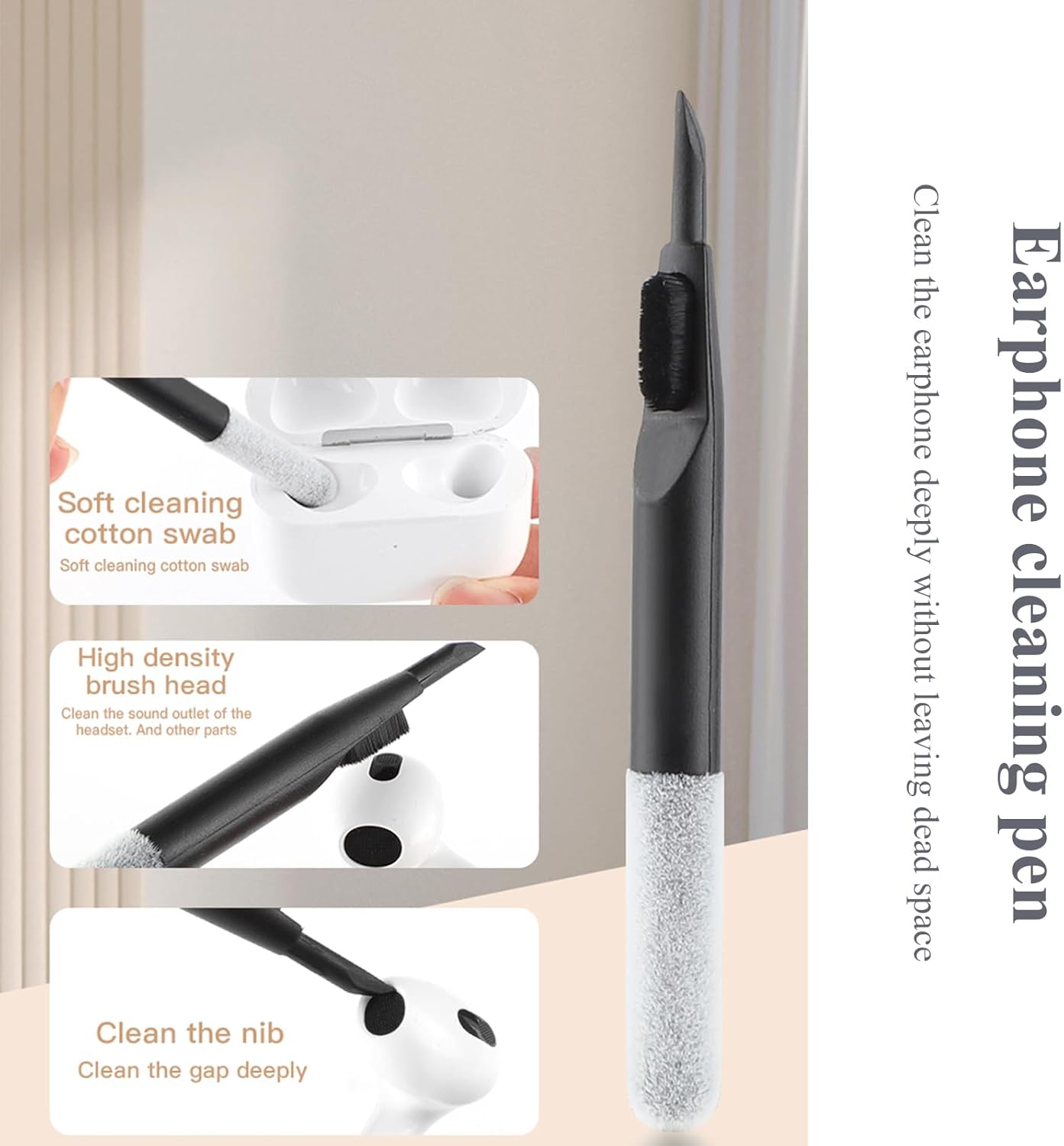 Kit de limpieza de cámara 18 en 1, pequeños accesorios multiherramienta con plumero de computadora, removedor de teclas de teclado, aerosol al
