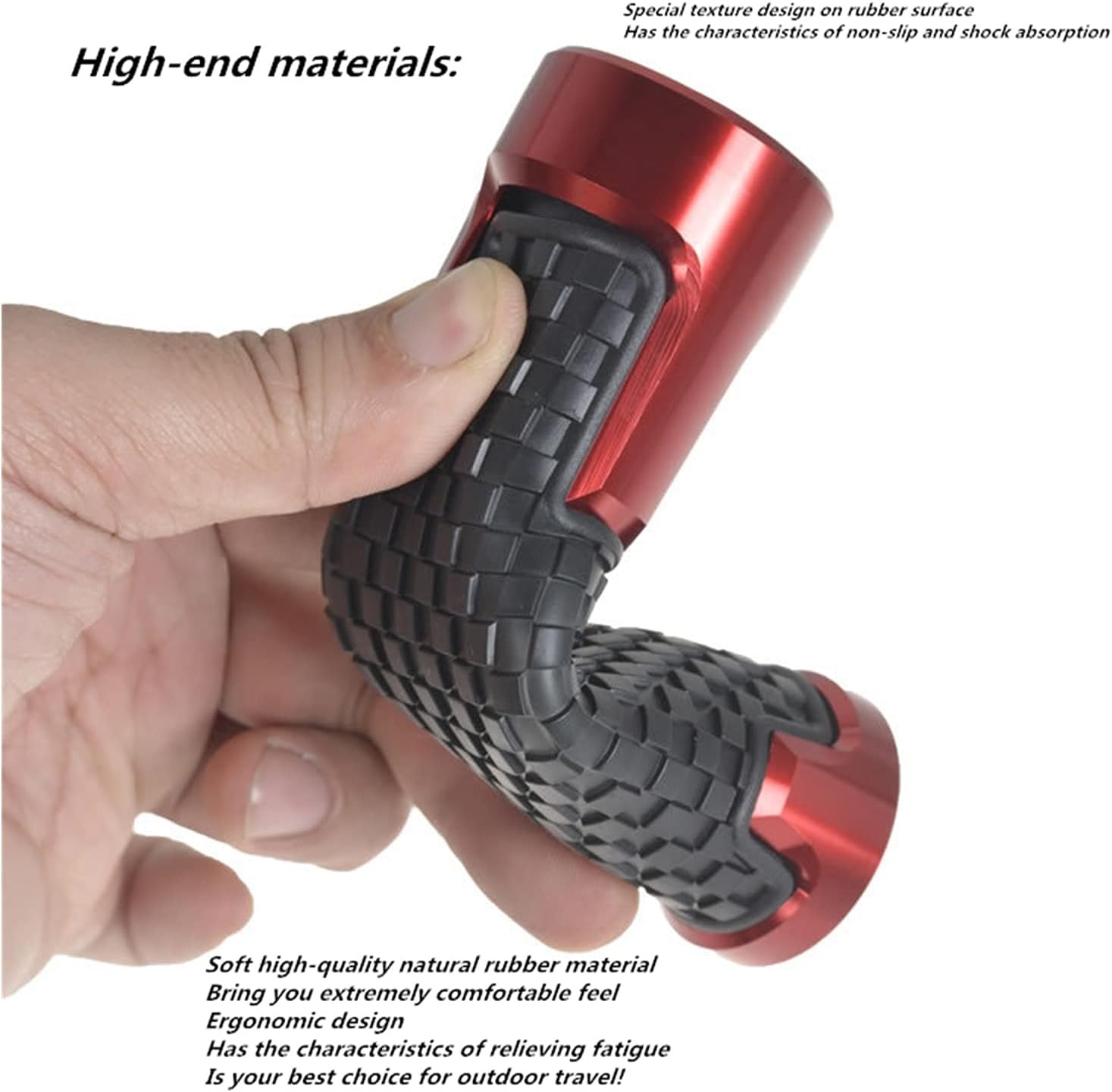 Puños antideslizantes para manillar de motocicleta de 78 pulgadas, 0.866 in, para Ducati Monster 695 696 796 620 400 600 M600 Monster620 M620 M620
