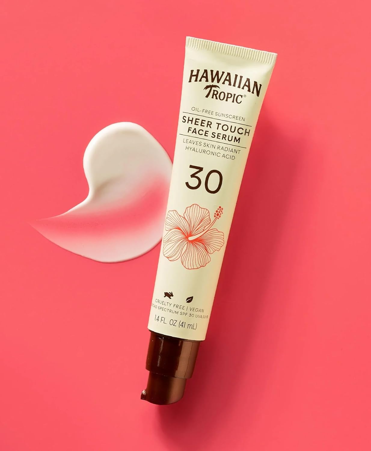 Hawaiian Tropic Loción de hidratación sin peso SPF 30 y Hawaiian Tropic Sheer Touch Protector solar facial suero facial SPF 30 paquete combinado