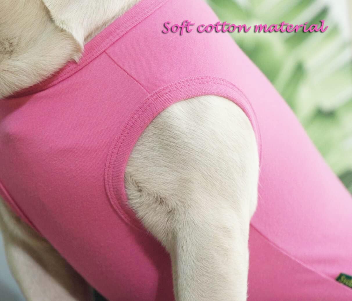 Camisas blancas y rosas para perros, camiseta de algodón suave en blanco para perros y niñas, ropa grande lisa, XXXL rosa y blanco