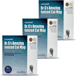 Dr G’s Amazing Cal Mag ionizado – Suplemento en polvo de calcio y magnesio Bone Health – 60 barras x 3 paquetes durante 6 meses (180 unidades) Dr G’s Amazing Cal Mag ionizado – Suplemento en polvo de calcio y magnesio Bone Health – 60 barras x 3 paquetes durante 6 meses (180 unidades)