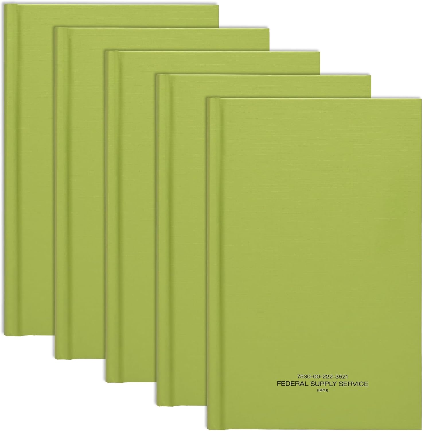 Global Printed Products Paquete de 5 cuadernos militares tácticos (5.25″ x 8″)