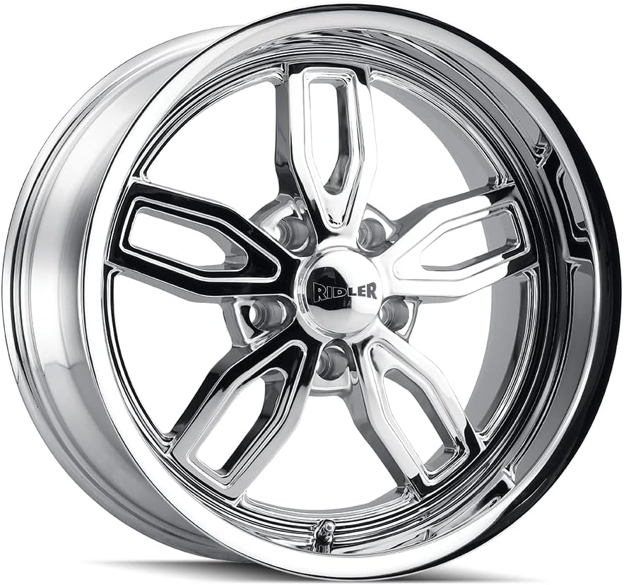 Ridler 608 20×8.5 5×4.5″ +0.000 in Llanta cromada 20″ pulgadas