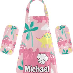 Horse Custom Kids Apron and Chef Hat Set Personalized Cooking Kitchen Chef Apron with Big Pocket for Boys Girls (3-12 Years) Horse Custom Kids Apron and Chef Hat Set Personalized Cooking Kitchen Chef Apron with Big Pocket for Boys Girls (3-12 Years)