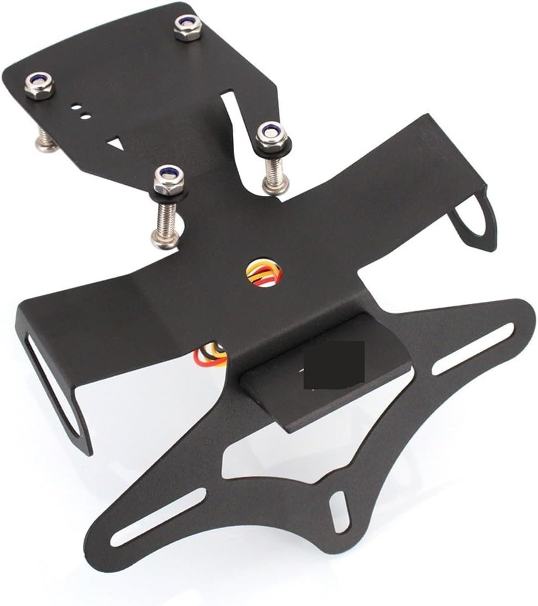 Motorcycle License Plate Holder Bracket Tail Tidy Fender Eliminator Compatible For Kawasaki Z900 Z 900 2017-2018-2019-2020 (Color  Z900 logo)