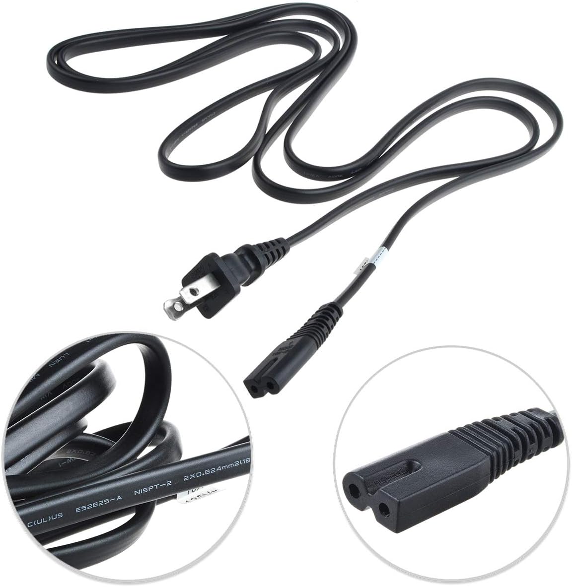 SKKSource Cable de alimentación de CA compatible con Monster Rockin Roller Mini RR-Mini cargador de altavoz