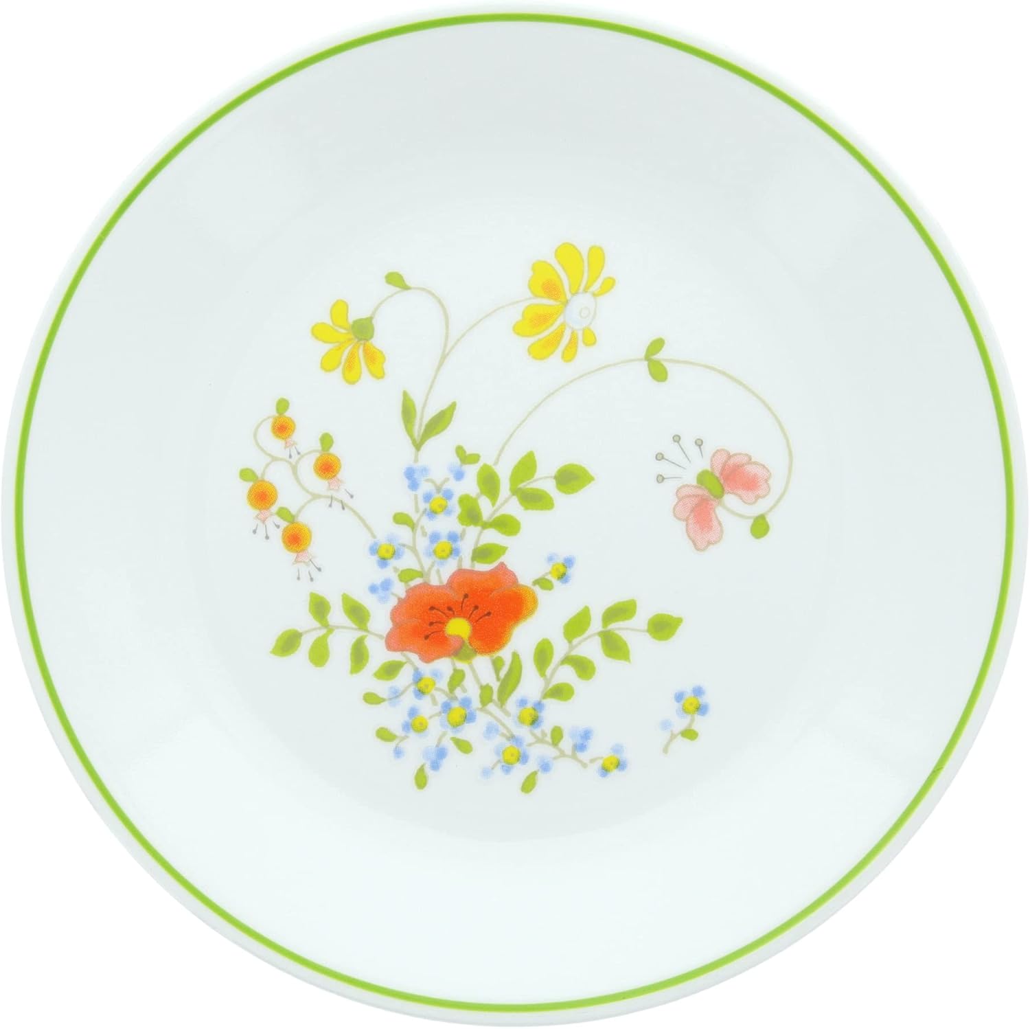Corelle – Flores silvestres – Platos de almuerzopostreensalada de 8-12 pulgadas (juego de 4)