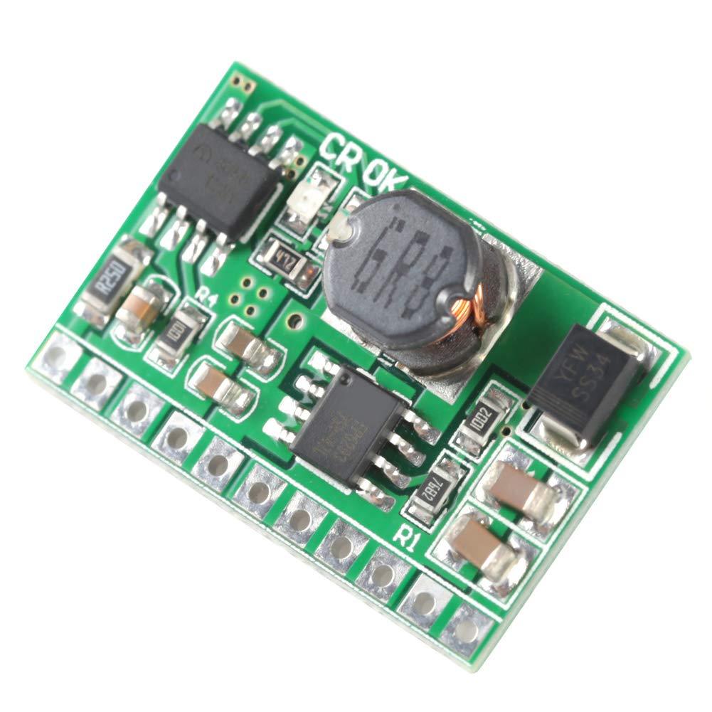Shipenophy ups Módulo DC 4x3x1 5V 2.1A Salida UPS Fuente de alimentación DIY Cargador Tablero Voltaje Paso arriba Convertidor DC DC Boost Módulo