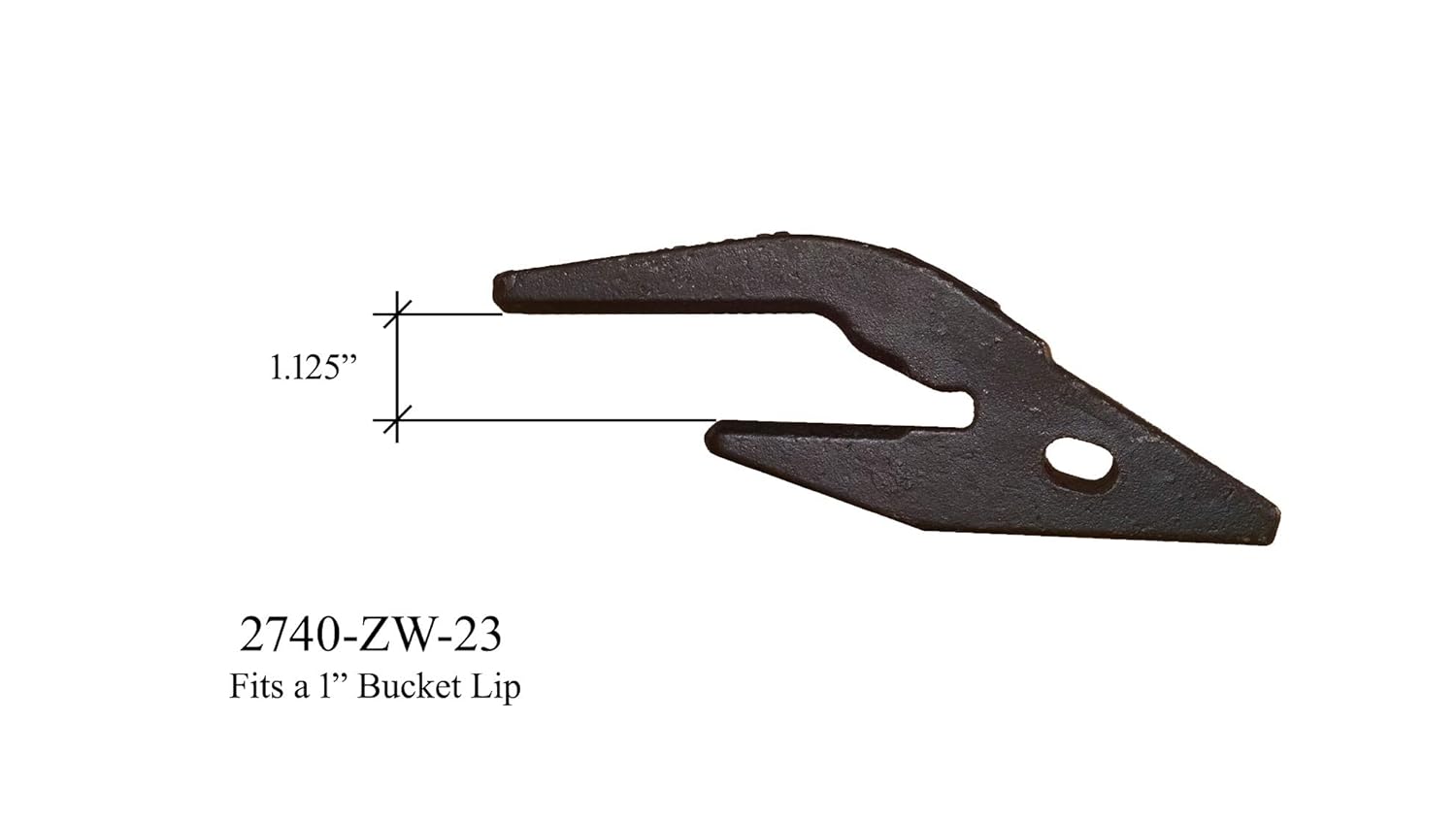 Excavadoraretroexcavadora cucharón mango soldado, dientes y alfileres, ajuste 1″ labio – 2740-ZW-23, 230, 230PN (5)