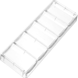 SAFIGLE Chips Portátiles Poker Chip Holder Hogar Poker Chip Bandeja Poker Caja de chip Transparente Caja de chip Diario Chip Caja de chip Rack Caja SAFIGLE Chips Portátiles Poker Chip Holder Hogar Poker Chip Bandeja Poker Caja de chip Transparente Caja de chip Diario Chip Caja de chip Rack Caja