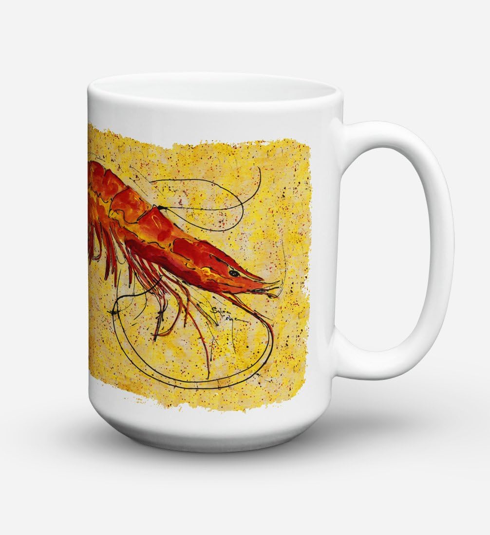 Caroline’s Treasures 8126CM15 – Taza de café de cerámica apta para lavavajillas, apta para microondas, 15 onzas, multicolor