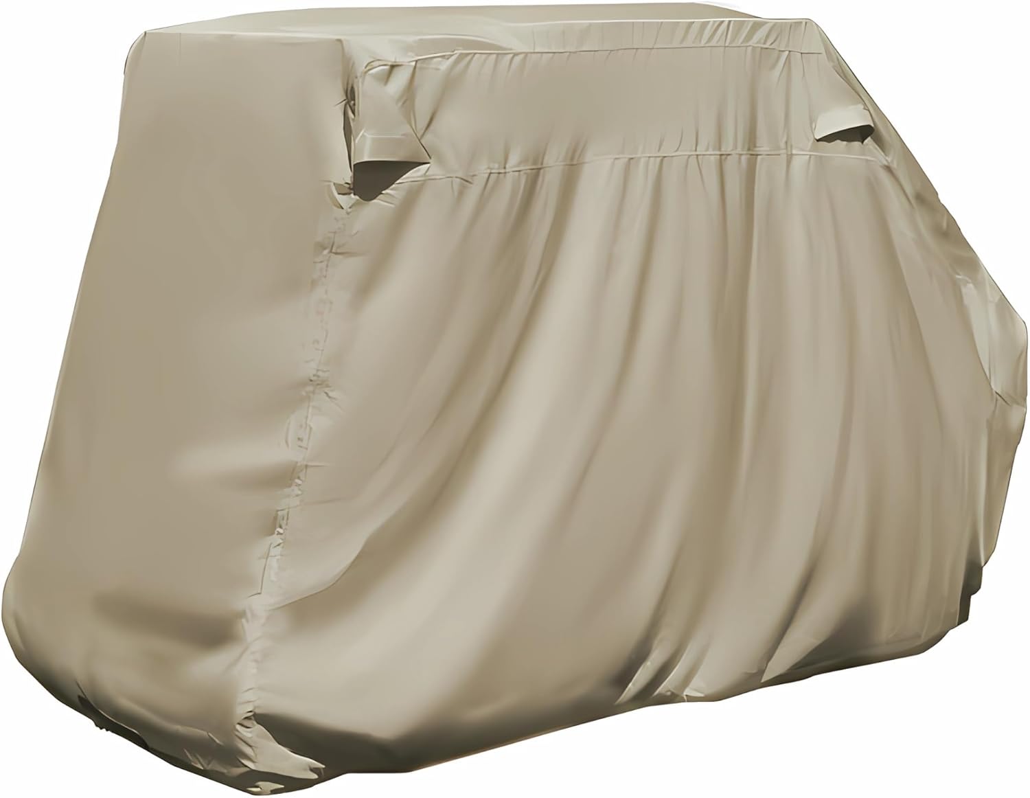 Funda de almacenamiento para carrito de golf EZGo, para coche Club de 4 plazas con techo de 2 plazas de hasta 58 pulgadas de largo (gris o marrón)
