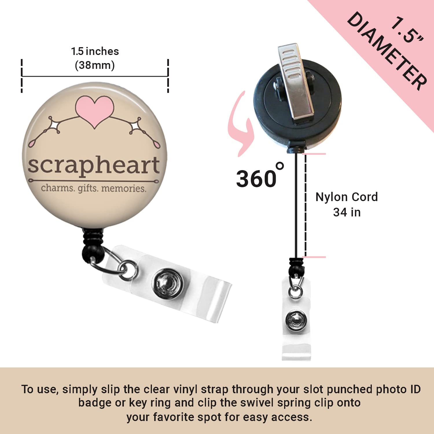 Critical Care Nurse Badge Reel, Retractable Badge ID Holder for Crit Care Nurses, CCN Badge Clip, Nursing Gifts, CCRN Badge, Critical Care Transport