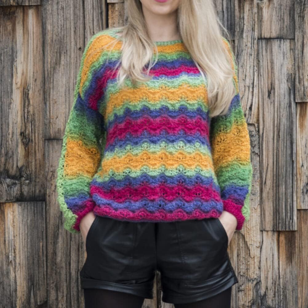 100% algodón multicolor degradado de lana de algodón arco iris suave hilo de algodón cálido 3.53 oz hilo de pastel de gasa de algodón caliente DIY