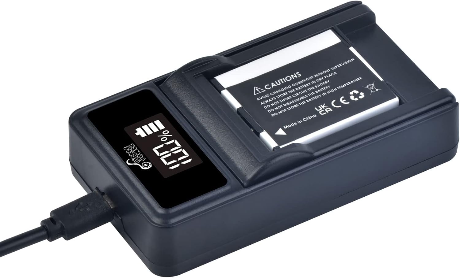 Pickle Power Batería NB-11L NB-11LH (paquete de 2) y cargador de repuesto para Canon PowerShot A2300, A2400, A2500, A2600, A3400 es, A3500 es, A4000