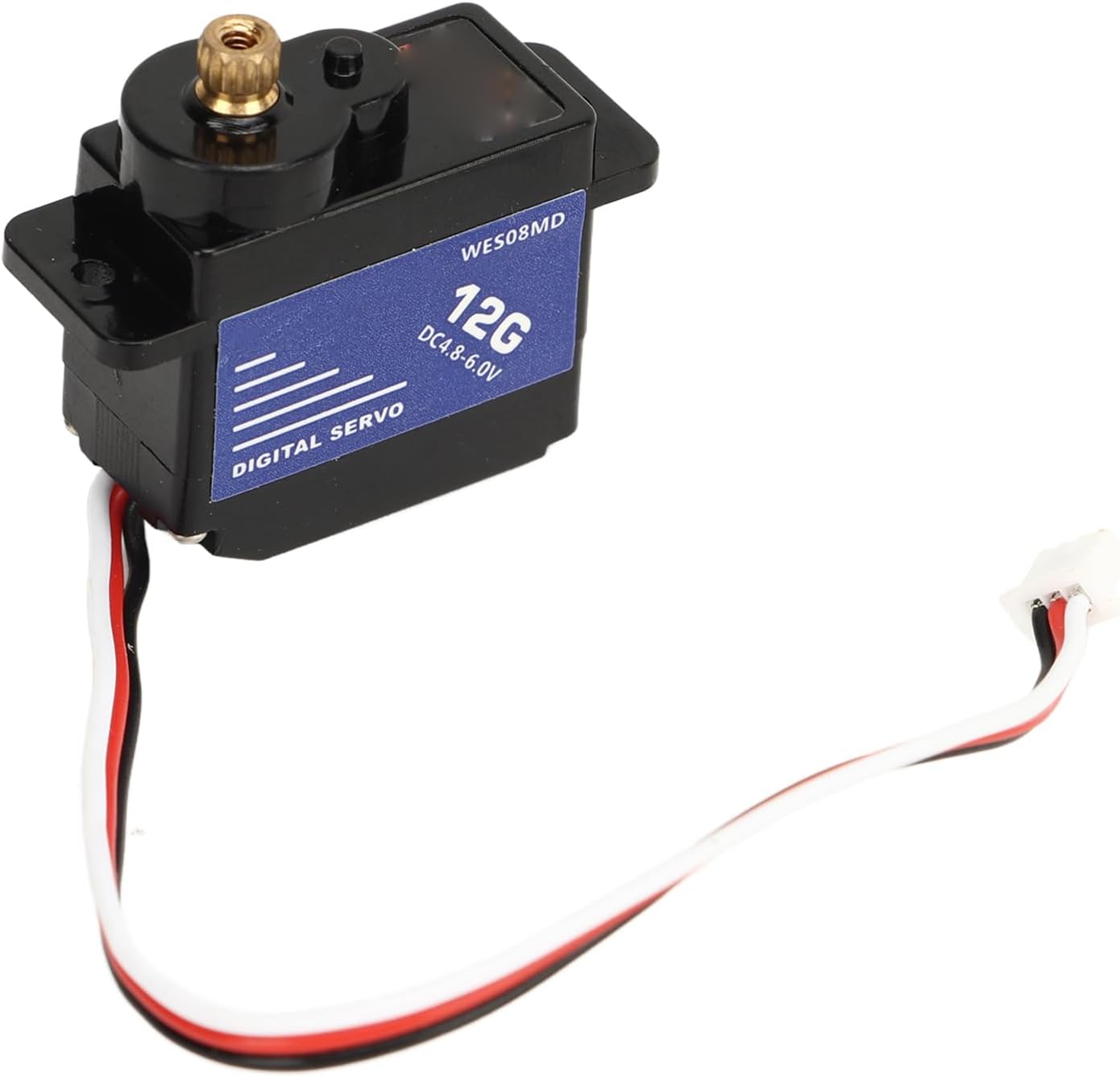Juego de servo de dirección RC, operación de bajo ruido, fácil instalación, servo de metal para automóvil a control remoto, accesorios completos