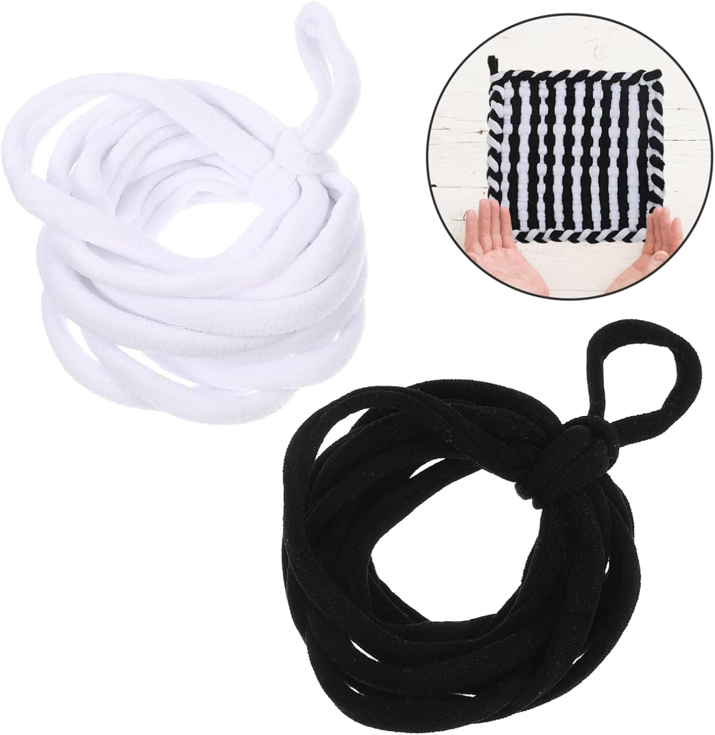CHILDWEET 192 bucles de repuesto de banda elástica para agarradera, kit de tejido de bricolaje para tejer bucles para artes y manualidades