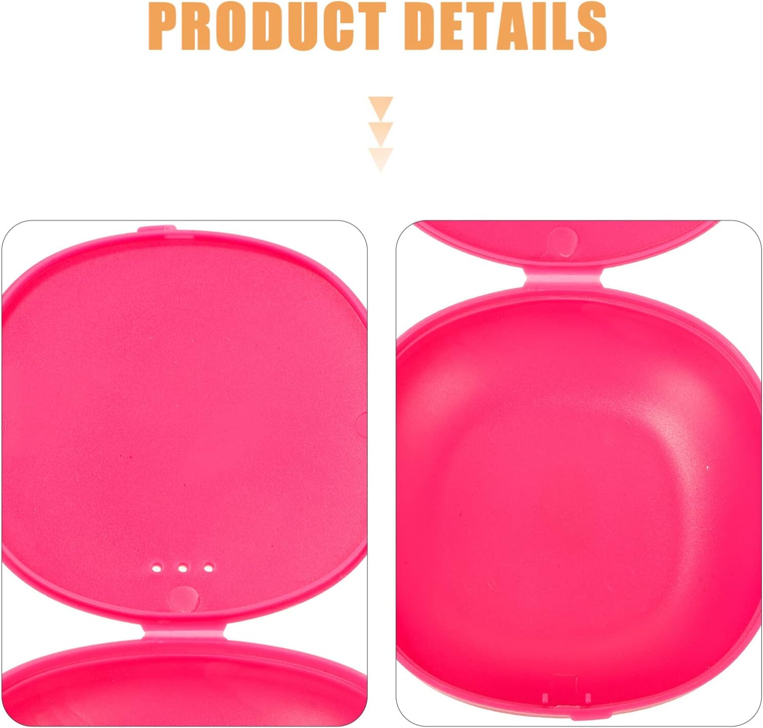 Healvian Caja de almacenamiento de vasos menstruales, 4 unidades, soporte portátil de silicona, estuche de copa de período, limpiador de disco