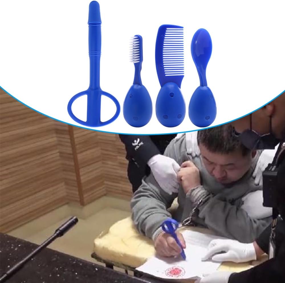 Kit de cepillo de dientes, bolígrafo, peine, cuchara para suministros diarios de cárcel