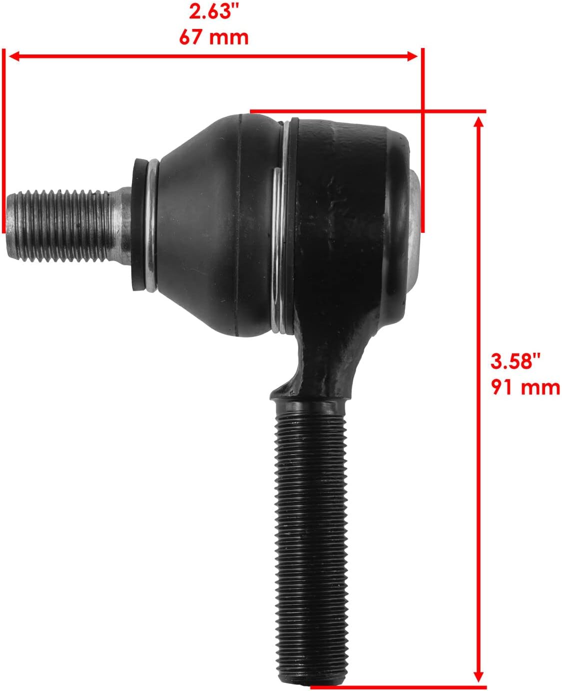 For John Deere Gator HPX 4X2 4X4 GAS Diesel Set oF 2 Tie Rod EndBall Joints Mod-ZTF1-14948
