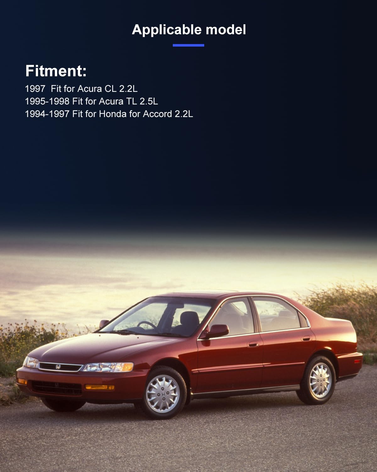 ECCPP Compresor AC con embrague CO 22003C 1994-1998 Reemplazo para Honda para Accord 2.2L 2.5L 1997 para A-cura CL 2.2L 2.2L