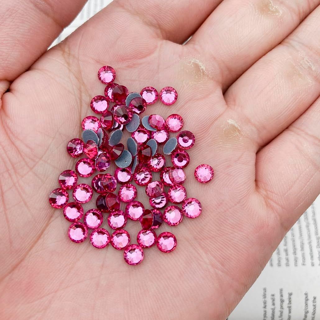 4500 diamantes de imitación termoadhesivos a granel, diamantes de imitación AB transparentes para manualidades, ropa, decoración de bricolaje, SS10,