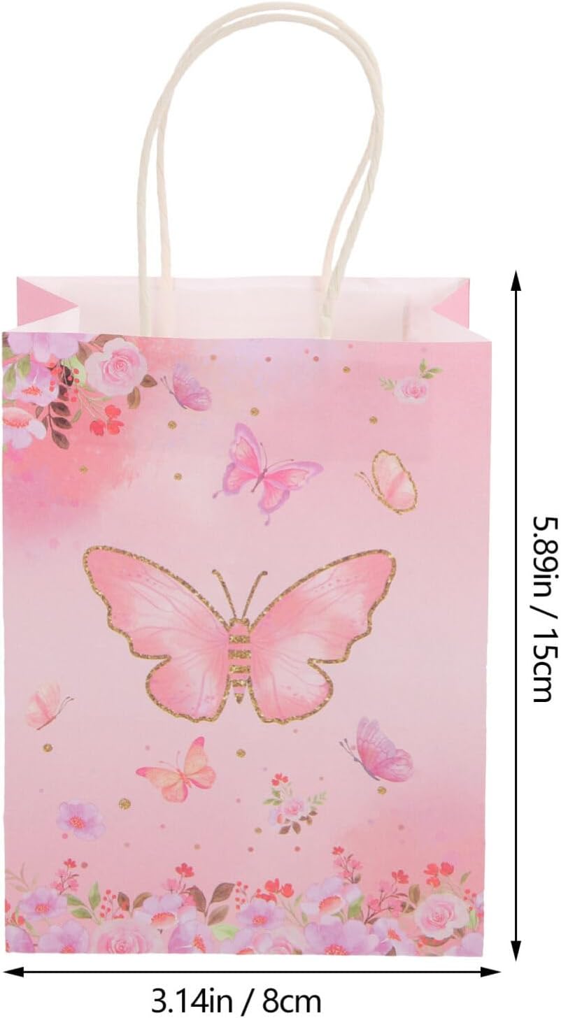 Healifty 12 unids bolsa de bautizo bolsa de embalaje bolsas de embalaje bolsas de embalaje bolsas de almacenamiento de mariposas bolsas de regalo de