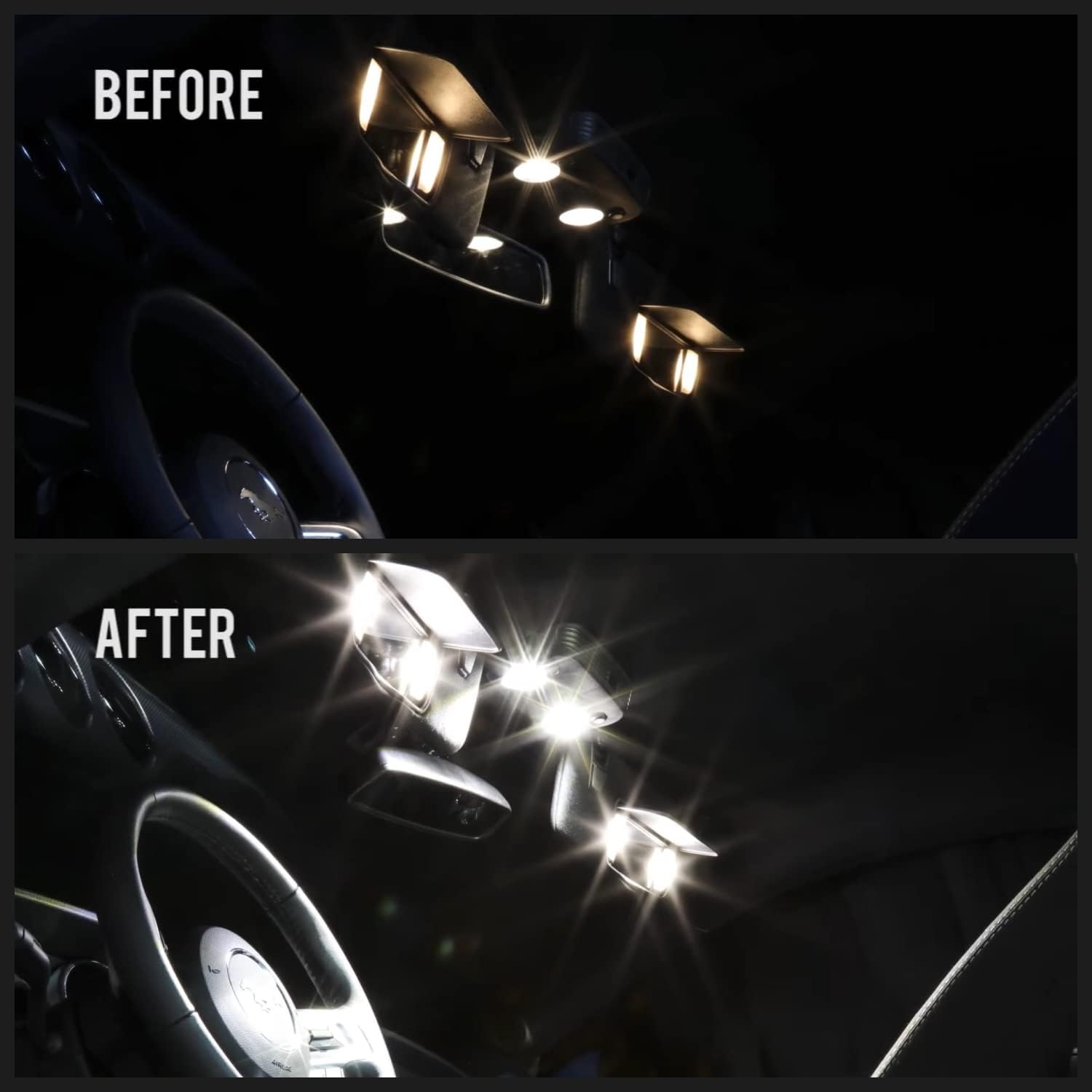 WIYBYDM Kit de luces LED para interiores para Hyundai KonaKona N 2017 2018 2019 2020 2021 2022 superbrillantes 6000K mapa cúpula de matrícula luces