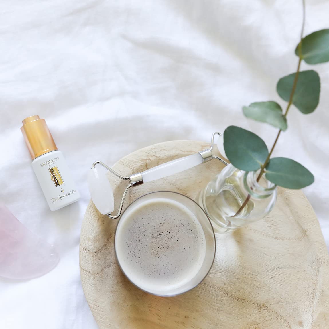 SKIN&CO Truffle Therapy – Suero luminoso para ojos, 0.5 onzas líquidas