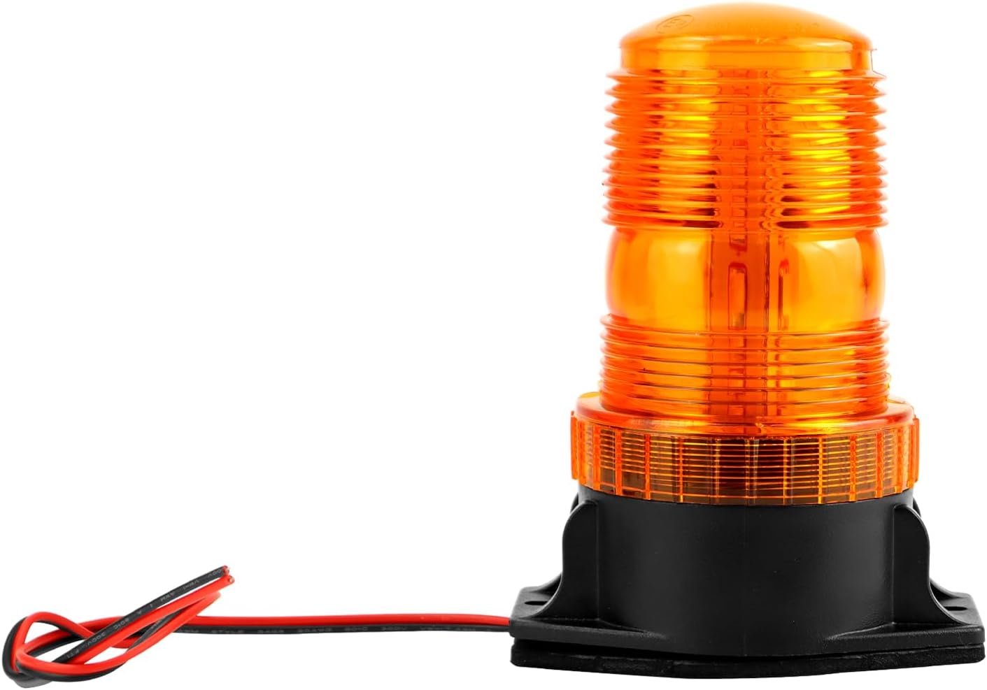 QWORK Luces estroboscópicas LED ámbar, luces intermitentes de emergencia de advertencia para camiones, automóviles, autobús, tractores,